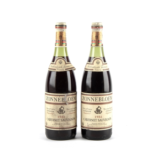 1155 - 1984 Zonnebloem Cabernet Sauvignon2 x Bottles 750ml