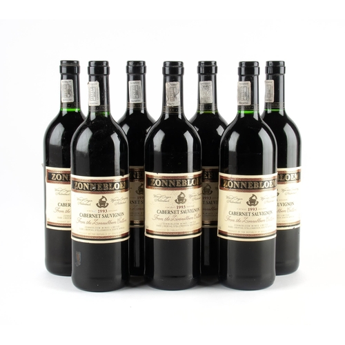 1156 - 1993 Zonnebloem Cabernet Sauvignon7 x Bottles 750ml