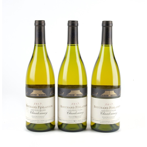 1168 - 2017 Bouchard Finlayson Crocodile's Lair Kaaimansgat Chardonnay 3 x Bottles 750ml