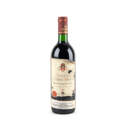 1177 - 1988 Chateau La Pointe Bouquey, Saint-Emilion1 x Bottle 750ml