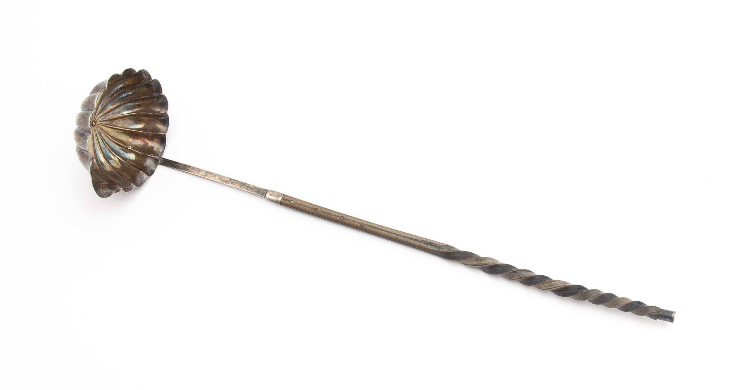 A TODDY LADLE, MAKER AND DATE MARKS RUBBED