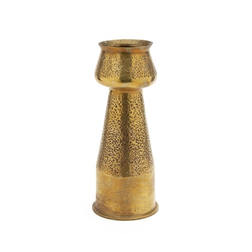 224 - A BRASS VASE