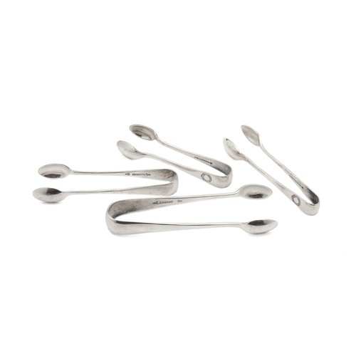 5036 - A SET OF FOUR ELECTROPLATE SUGAR NIPS, WALKER AND HALL