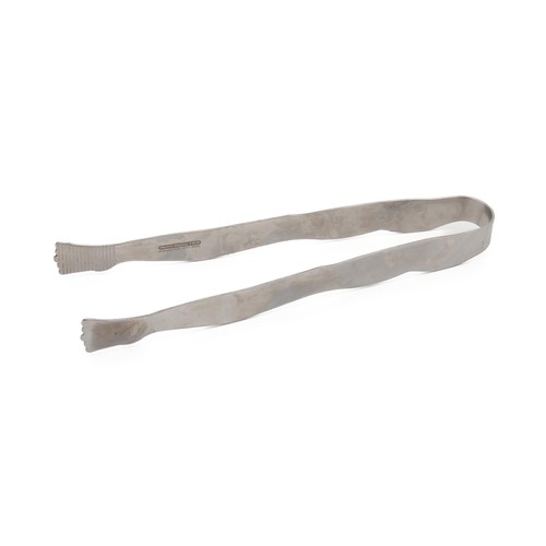 5048 - A PAIR OF STAINLESS STEEL ICE TONGS, CARROL BOYES