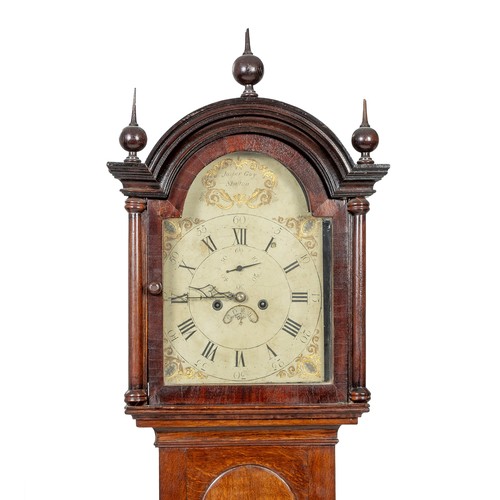 191 - A MAHOGANY LONGCASE CLOCK, JASPER GUY, SHAFTON, 19TH CENTURY