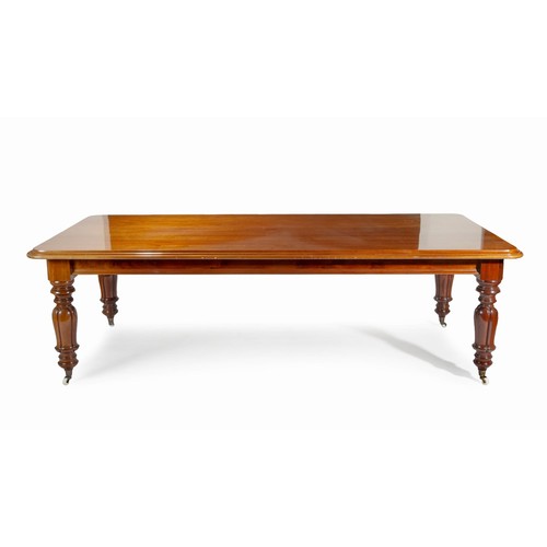 351 - A MAHOGANY VICTORIAN-STYLE DINING TABLE, MANUFACTURED BY PIERRE CRONJE