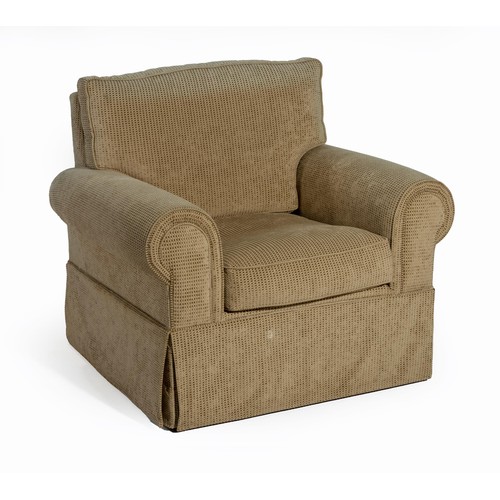 405 - AN UPHOLSTERED ARMCHAIR, MODERN