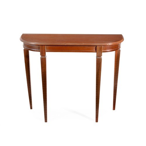 370 - A GEORGE III-STYLE MAHOGANY HALL TABLE