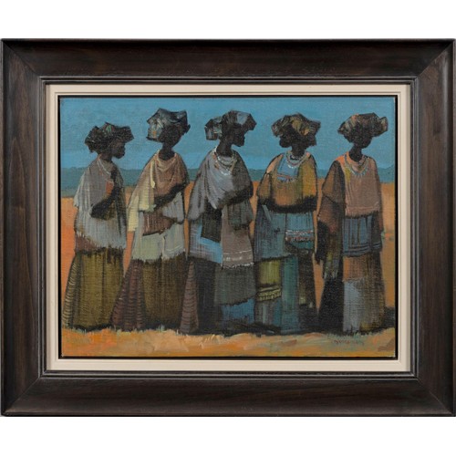 687 - Jan (Johannes Wilhelmus) Dingemans (South African 1921 - 2001) FIGURES