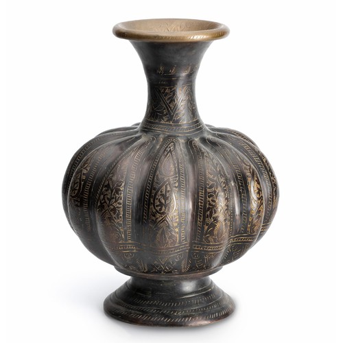 228 - A BRONZE VASE