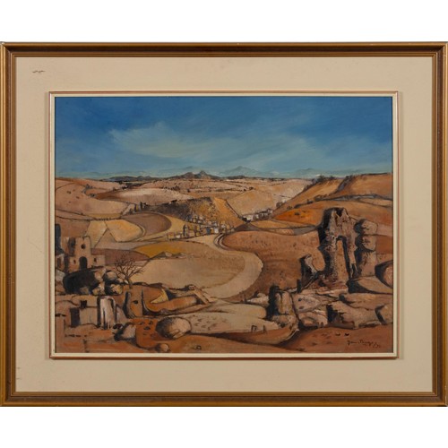 665 - Jan Buys (South African 1909 - 1985) RURAL SCENE