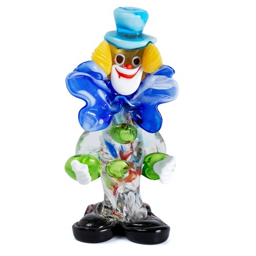 513 - A MURANO GLASS CLOWN FIGURINE