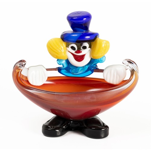 512 - A MURANO GLASS CLOWN BOWL