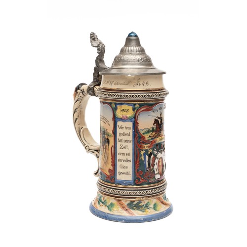 240 - IMPERIAL GERMAN REGIMENTAL STEIN