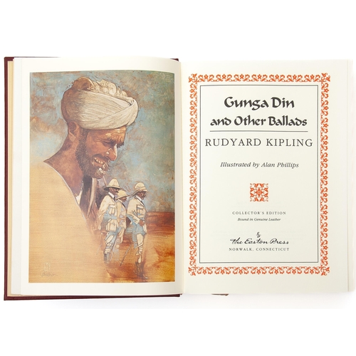 81 - GUNGA DIN AND OTHER BALLADS (COLLECTORS EDITION) by Rudyard Kipling, illustrations by Alan Phillips