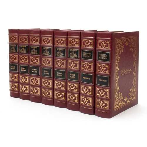 64 - JEFFERSON AND HIS TIME SIX VOLUMES PLUS JEFFERSON WRITINGS (8 VOLUMES) by Jefferson, Thomas. Malone,... 