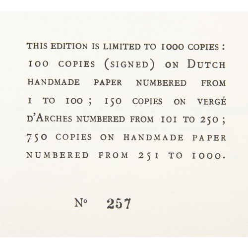 95 - ULYSSES (LIMITED EDITION, NUMBERED) by James Joyce Illustrations by Henri Matisse