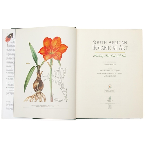 14 - SOUTH AFRICAN BOTANICAL ART: PEELING BACK THE PETALS, Edited & introduction by Arnold, Marion