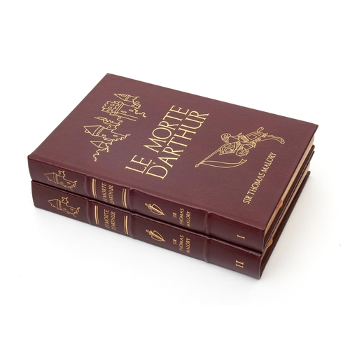 89 - LE MORTE D'ARTHUR, VOLUMES I & II by Sir Thomas Malory,