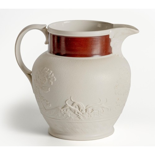 520 - AN ENGLISH STONEWARE 'HUNT JUG' BY SPODE