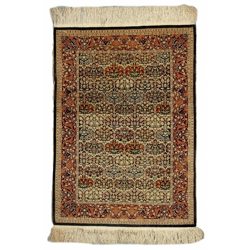 278 - A SILK HEREKE 129 by 87cm