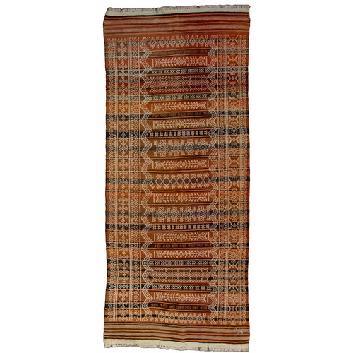 274 - A KURDISH KILIM 329 by 129cm