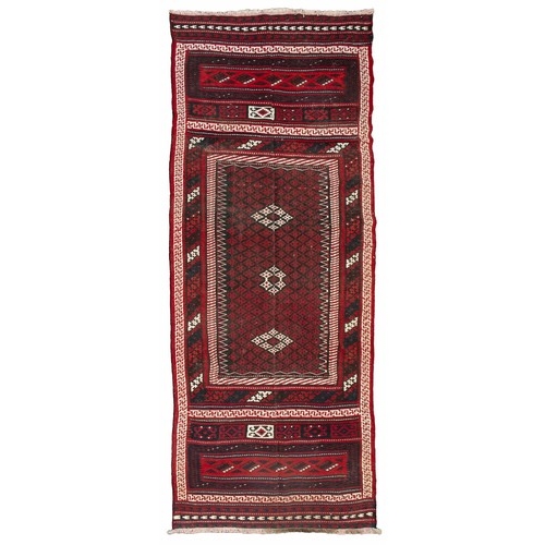 276 - A KURDISH KILIM RUNNER 460 by 165cm