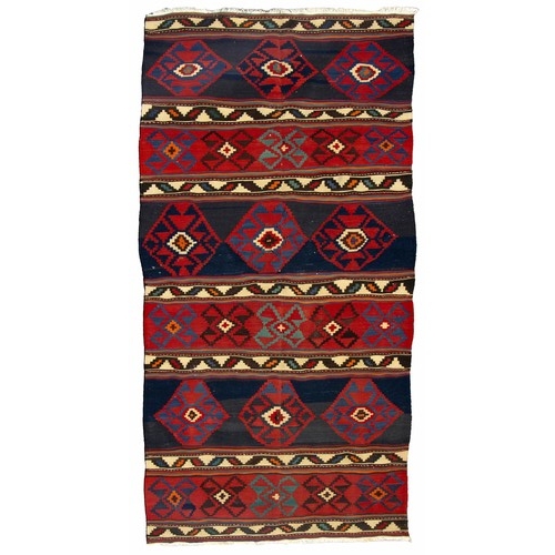 272 - A KURDISH KILIM 300 by 140cm