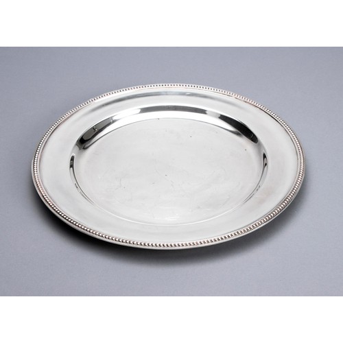 1097 - A SILVER PLATE 'WILKENS' UNDERPLATE