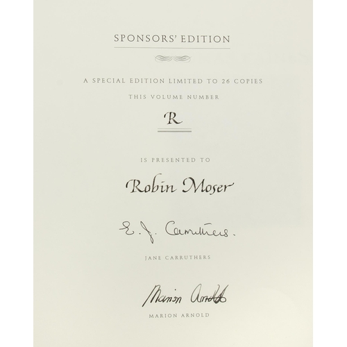 12 - THE LIFE AND WORK OF THOMAS BAINES (SPONSORS EDITION, NUMBERED AND SIGNED) by Carruthers, Jane; Arno... 