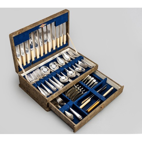 1101 - A CANTEEN OF ELECTROPLATE CUTLERY SET, MAPPIN AND WEBB