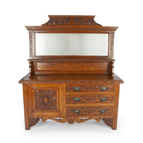 421 - AN OAK DRESSER