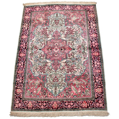 281 - A SILK KASHMIRI, MODERN 185 by 132cm