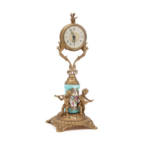 188 - AN ORMOLU ALARM CLOCK, GERMANY, 20TH CENTURY