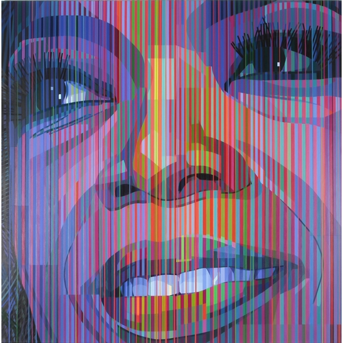 759 - Paul Blomkamp (South African 1949 - ) OPRAH -  THE ELECTRIC ESSENCE, triptych