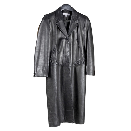 165 - A JASPER CONRAN LEATHER COAT