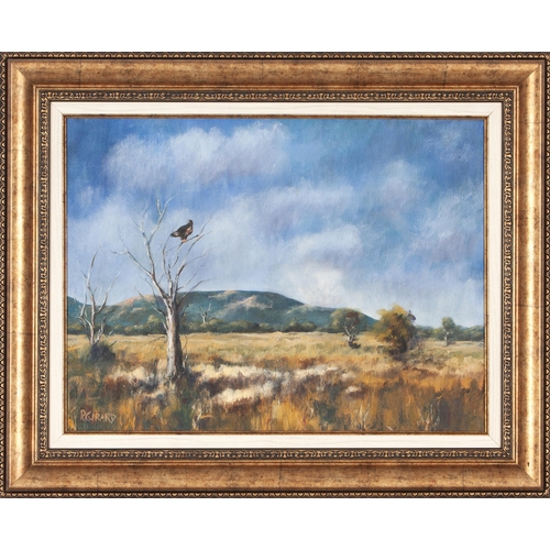 576 - Rosemary Girard (South African 20th Century) STORM CLOUDS OVER MADIKWE