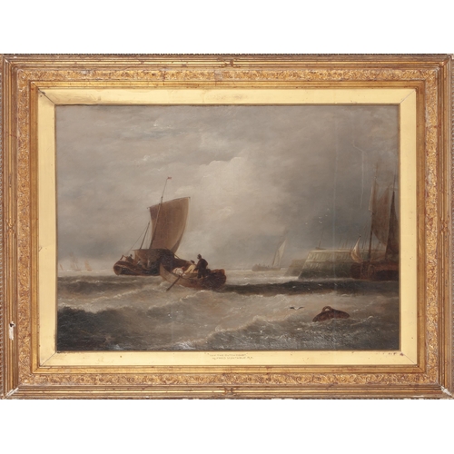 600 - Attributed to Alfred Montague R.A. (London 1832-1883) OFF THE DUTCH COAST