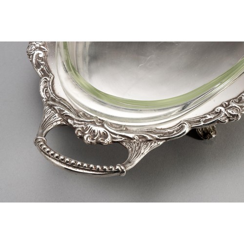 1129 - A SILVERPLATE DISH, SERANCO