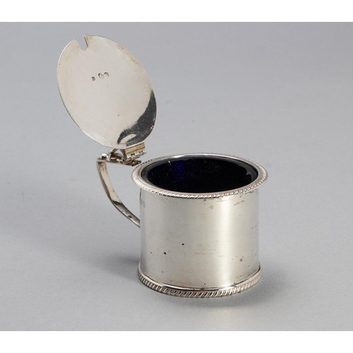 1178 - A VICTORIAN SILVER MUSTARD POT, WILLIAM HUTTON AND SONS, LONDON, 1890