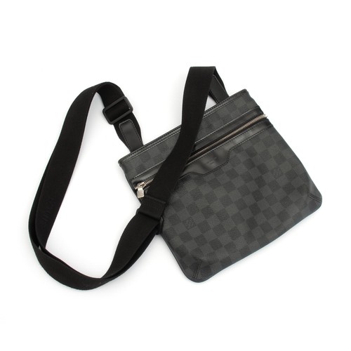 314 - A LOUIS VUITTON GRAPHITE THOMAS SATCHEL