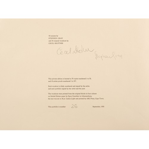 371 - Cecil Skotnes (South African 1926-2009) BAUDELAIRE'S VOYAGE