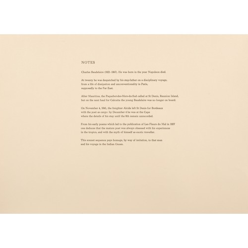 371 - Cecil Skotnes (South African 1926-2009) BAUDELAIRE'S VOYAGE
