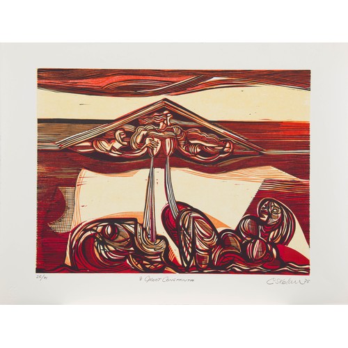 371 - Cecil Skotnes (South African 1926-2009) BAUDELAIRE'S VOYAGE