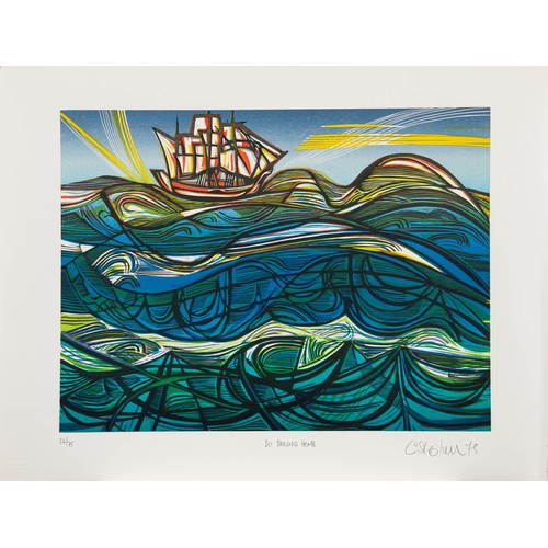 371 - Cecil Skotnes (South African 1926-2009) BAUDELAIRE'S VOYAGE