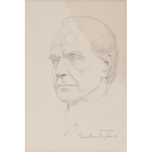 Unattributed artist (20th Century) PORTRAIT OF HENRY MOORE (recto); STUDY SKETCH OF HENRY MOORE (verso)
