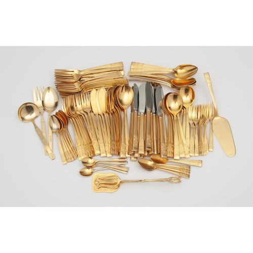 A SET OF ELECTROPLATE CUTLERY AND OTHERS, MODERN