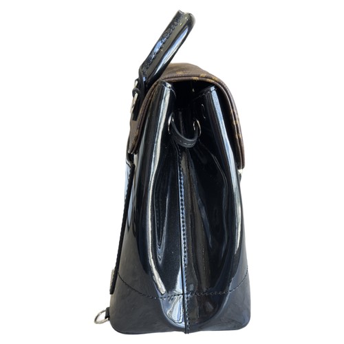 14 - A LOUIS VUITTON MONOGRAM VERNIS HOT SPRINGS BACKPACK