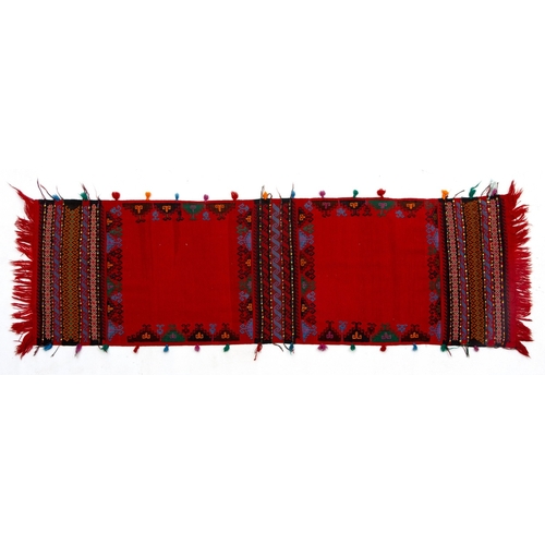 101 - A FINE MISHAWANI BRIDAL KILIM&nbsp;245 by 77cm
