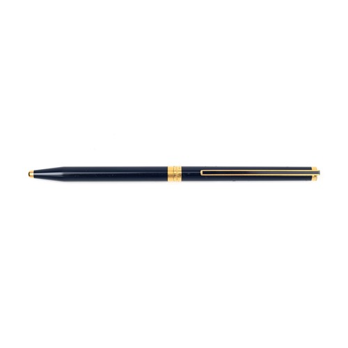 103 - A DU PONT GOLD PLATED RETRACTABLE LAQUE DE CHINE BALL POINT PEN, PARIS